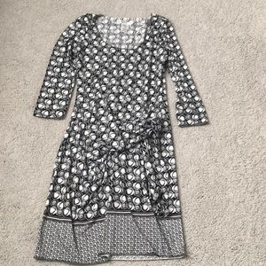 Black and white dress